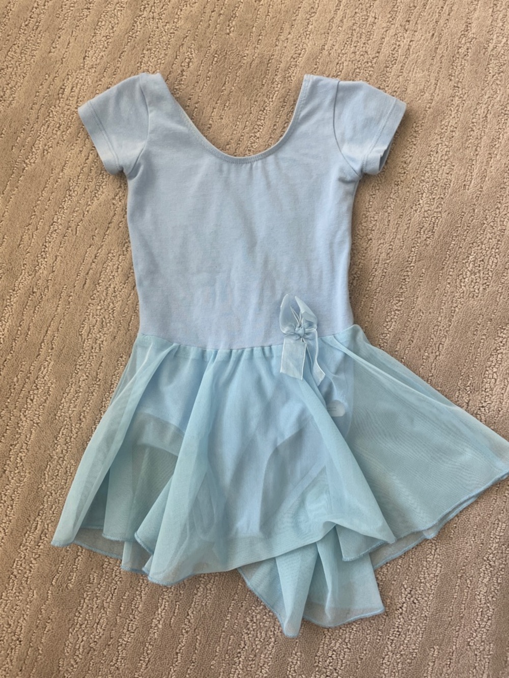 *5 for $20* 4T / 110cm Light Blue Girls Ballet Leotard Dress with Tulle Skirt